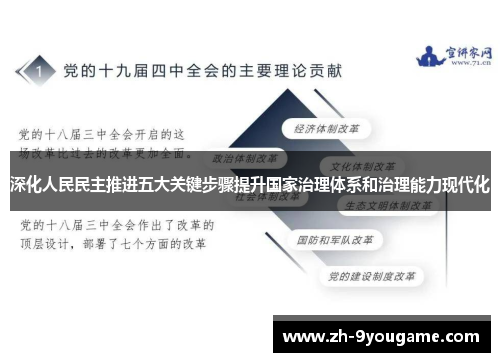 深化人民民主推进五大关键步骤提升国家治理体系和治理能力现代化